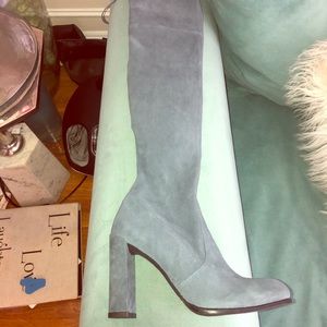 Light blue, size 9, Over the knee
